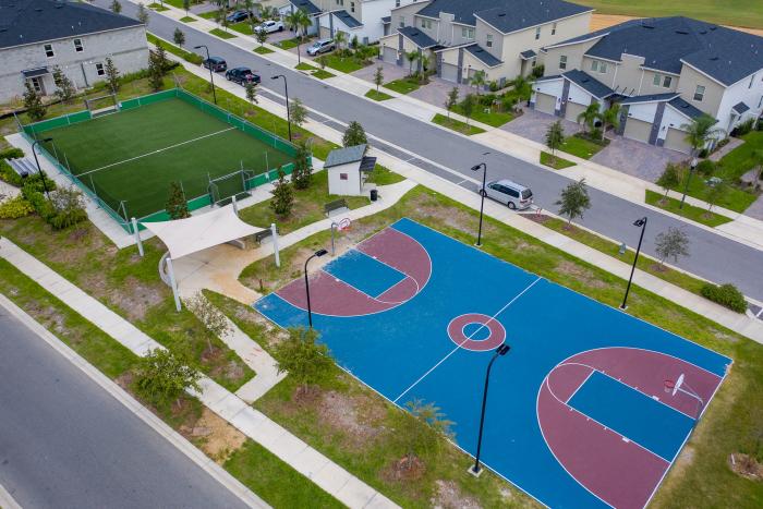 Retreat Club outdoor sports courts at ChampionsGate