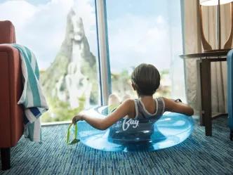 Volcano view suite at Universal’s Cabana Bay Beach Resort