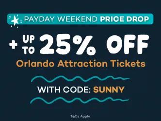 Orlando Ticket Deal | Up to 25% Off with code SUNNY