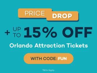 Price Drop + Up to Extra 15% Off Orlando Tickets