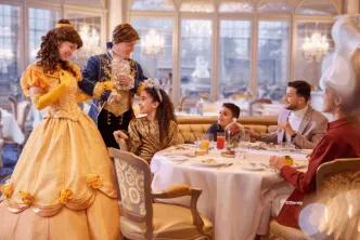 Guests with Belle and the Beast