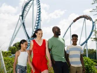Family at SeaWorld Orlando