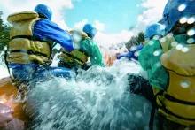 Whitewater rafting