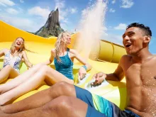 Volcano Bay Maku of the Maku Puihi Round Raft Rides