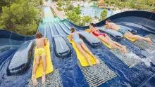 Family on Rapid Race at PortAventura Caribe Aquatic Park
