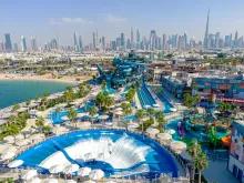 Aerial view of Laguna Waterpark Dubai