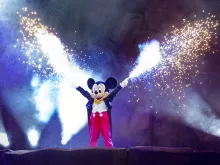 Mickey Mouse in Fantasmic at Disney's Hollywood Studios