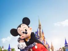 Mickey Mouse with guest, Magic Kingdom Park