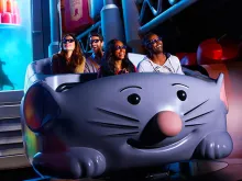 Guests riding Ratatouille: The Adventure, Disneyland Paris