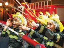 fire-services-kids-playing
