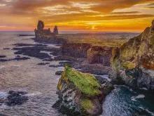 cliffs-sunset