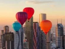 Melbourne Sunrise Hot Air Balloon Flight with Sparkling Breakfast Melbourne Sunrise Hot Air Balloon Flight with Sparkling Breakfast