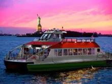 New York Statue of Liberty at Sunset Cruise