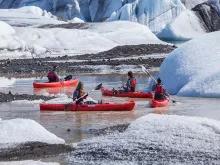 Kayaking-in-icebergs
