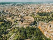 Aerial View of Colosseum