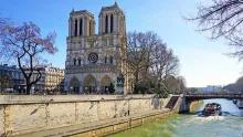 View of Notre Dame from Seine