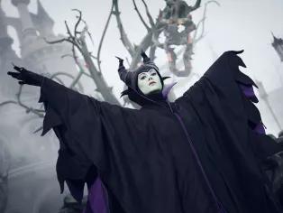 Maleficent at Disneyland Paris Halloween Party