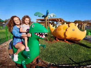 Grampy Rabbit's Dinosaur Adventure at Peppa Pig Theme Park