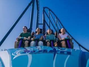 Guests on Mako at Seaworld Orlando
