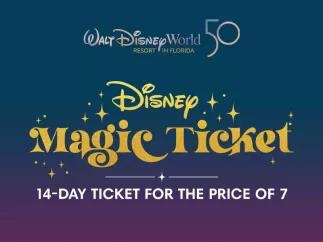 Get a Disney 14 day ticket for the price of 7 days on select dates in 2023
