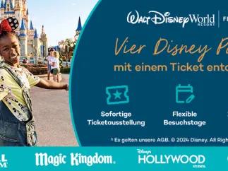 Vier Disney Orlando Parks mit nur einem Ticket besuchen