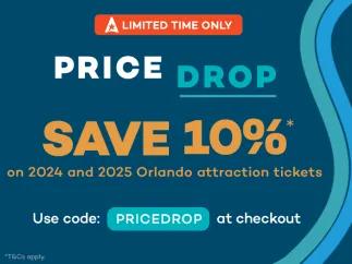 Orlando Park Ticket Sale - Use Code PRICEDROP and SAVE 10% Off