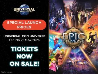 Universal Epic Universe Tickets Now on Sale