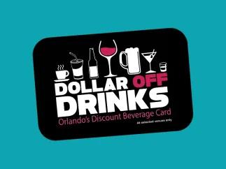 Free Orlando Dollar off Drinks Card with all AttractionTickets.com Orlando Bookings