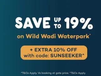 Save Up To 19%on Wild Wadi Waterpark