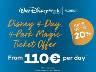 Disney 4 Day 4 Park Magic Ticket