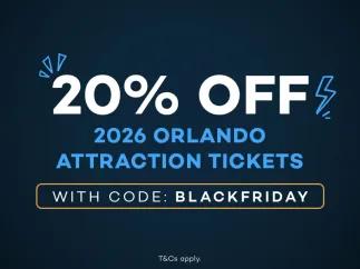 Black Friday Sale - Get 20% Off 2026 Orlando Attraction Tickets with Code BLACKFRIDAY