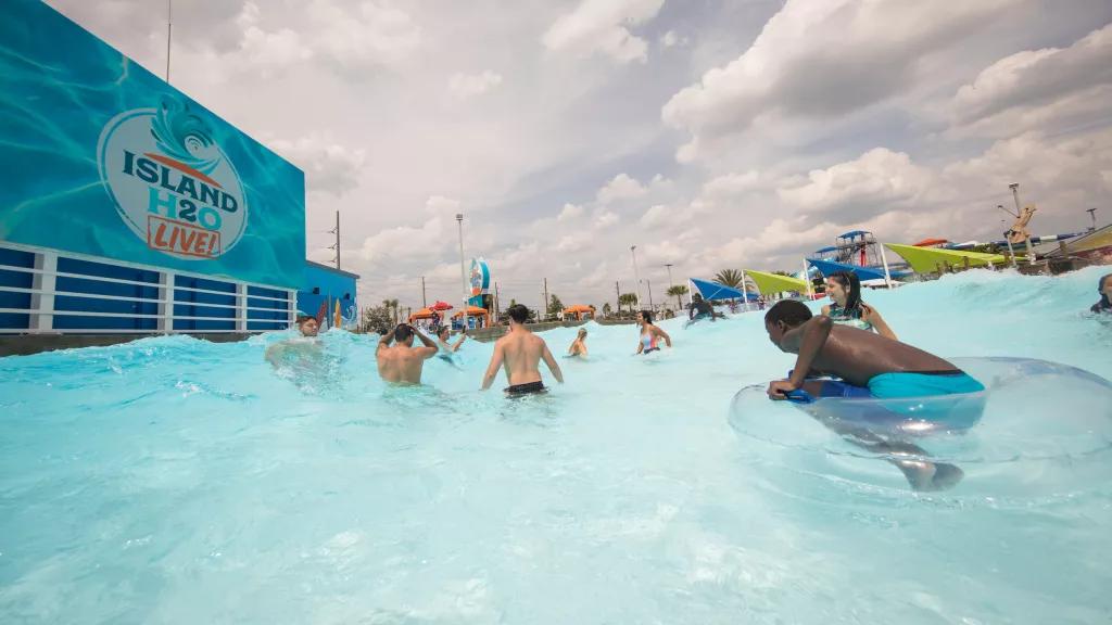 Wave Pool at Island H2o Water Park