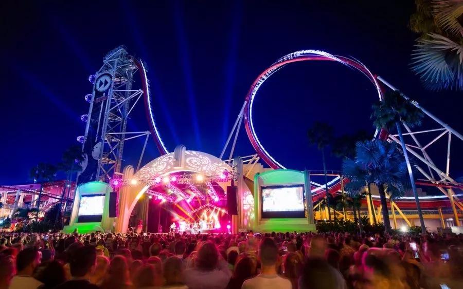 Mardi Gras concert at Universal Florida