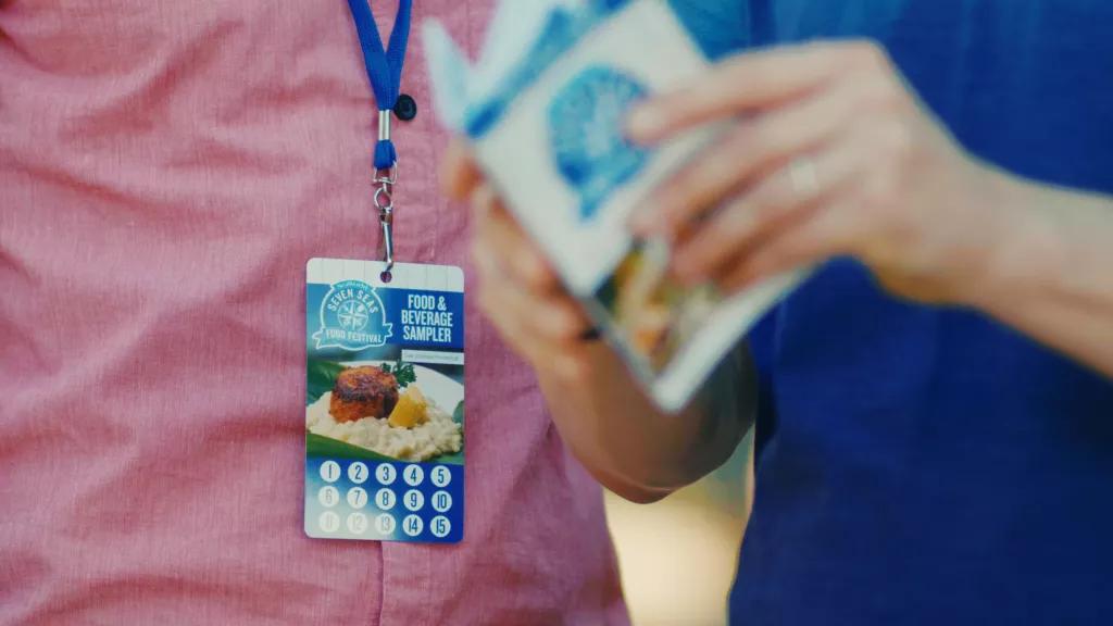 Seven Seas Food Festival Sampler Lanyard Seven Seas Food Festival Sampler Lanyard