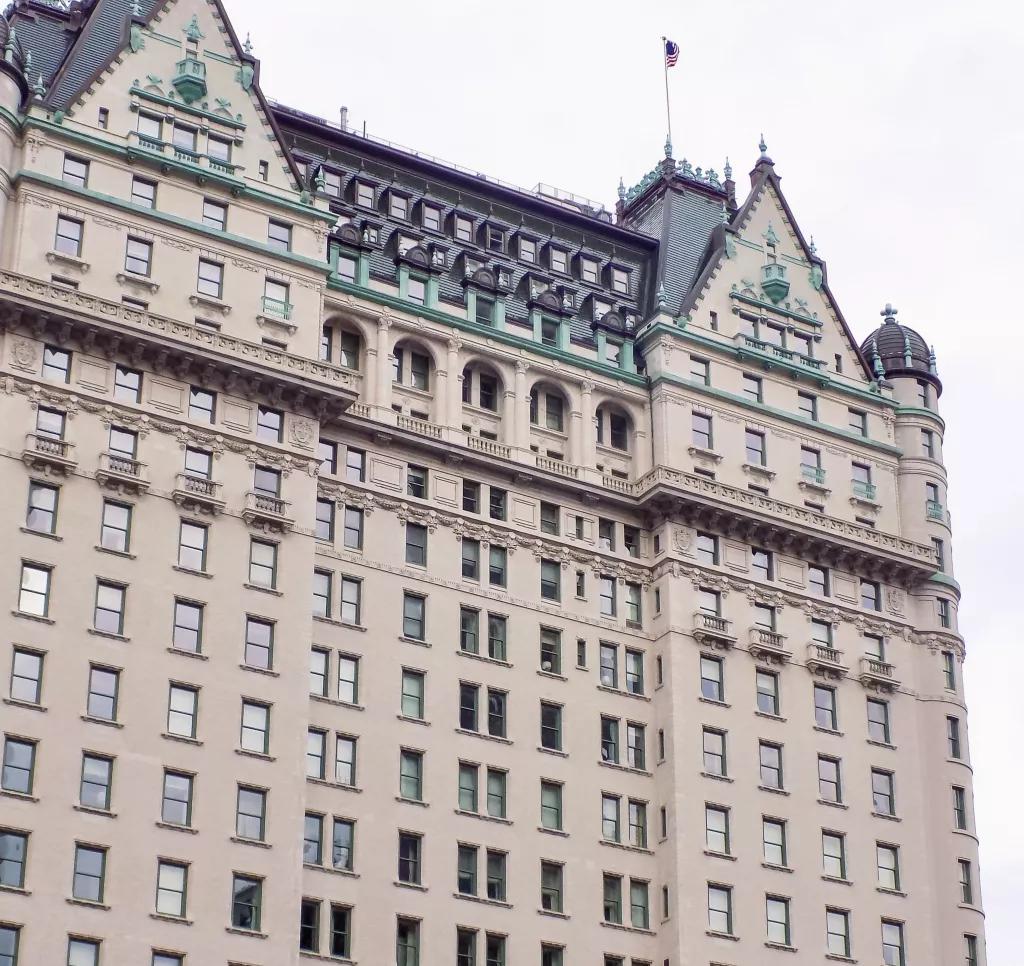 The Plaza Hotel One side of the Plaza Hotel in New York