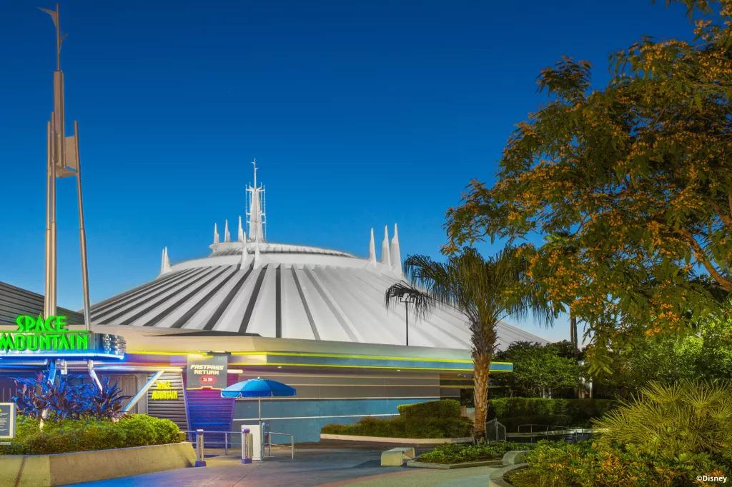 Space Mountain The exterior of Space Mountain at Magic Kingdom