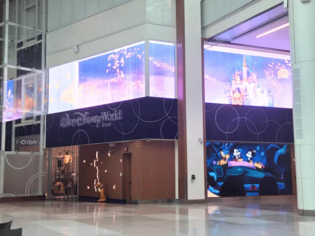 Walt Disney World Resort Store The front of the Walt Disney World Resort store at Terminal C