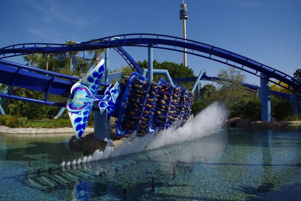 SeaWorld Orlando Manta Achterbahn SeaWorld Orlando Manta Achterbahn