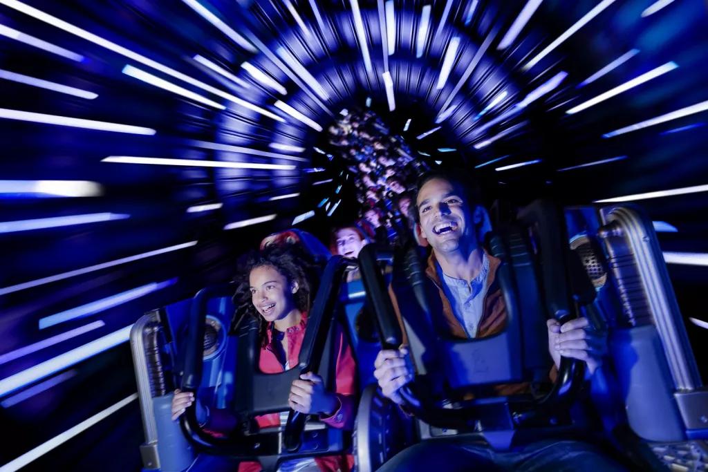 Fahrt in Star Wars Hyperspace Mountain