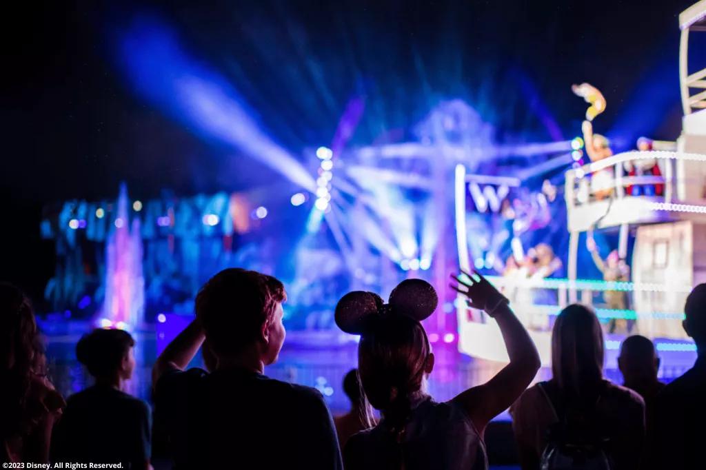 Gäste bei Fantasmic! in Disney's Hollywood Studios Gäste bei Fantasmic! in Disney's Hollywood Studios