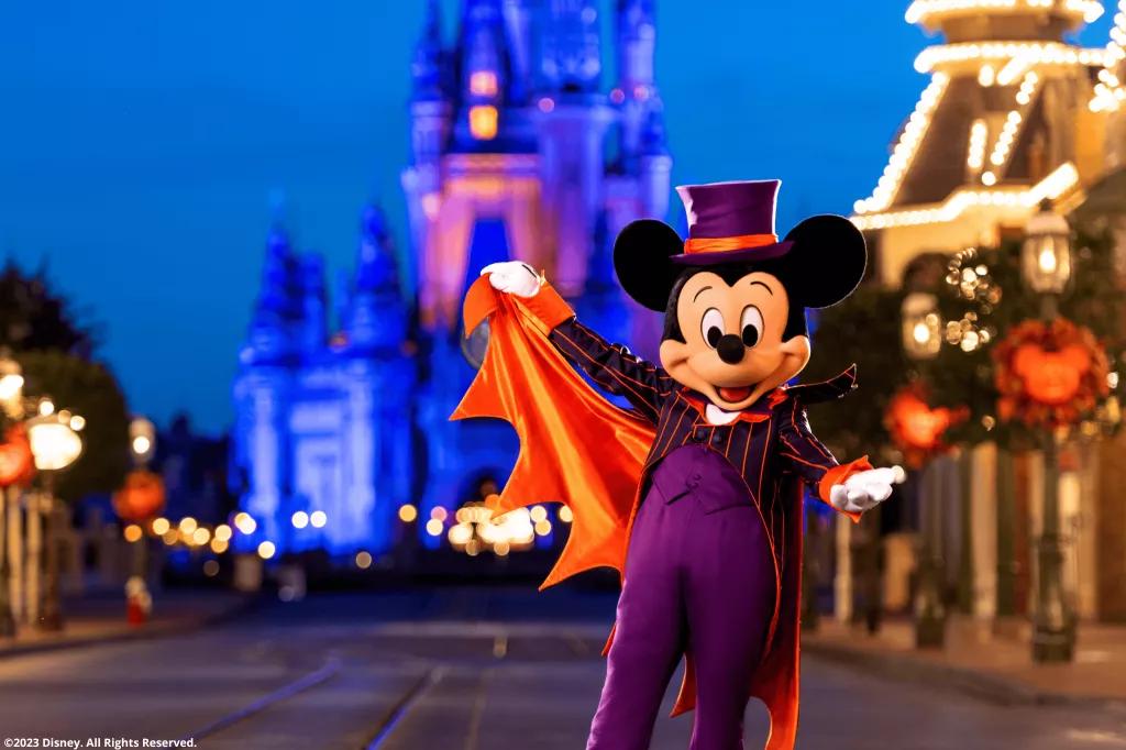 Mickey Mouse zu Halloween im Magic Kingdom Park Mickey Mouse zu Halloween im Magic Kingdom Park
