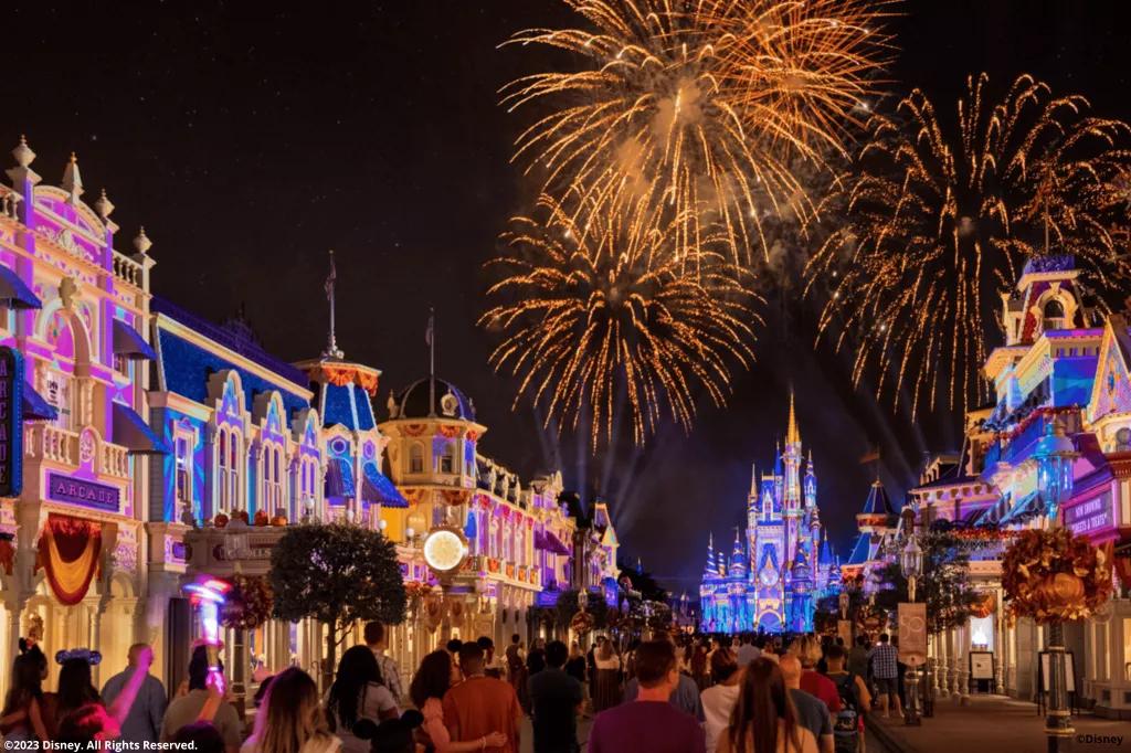 Feuerwerk im Magic Kingdom Park Feuerwerk im Magic Kingdom Park