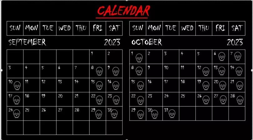 Howl O Scream 2023 event dates