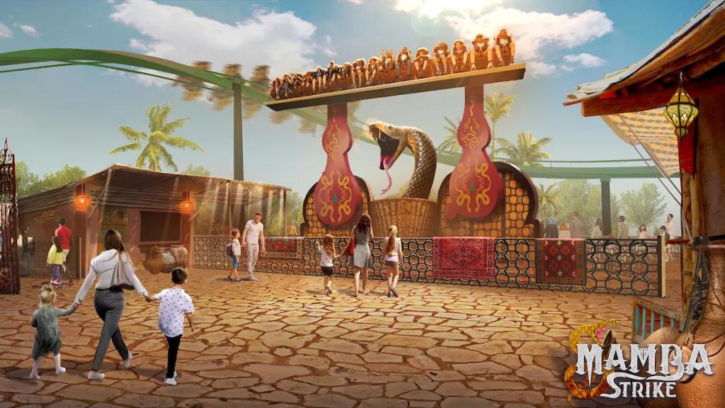 Mamba strike A concept image of the ride Mamba Strike
