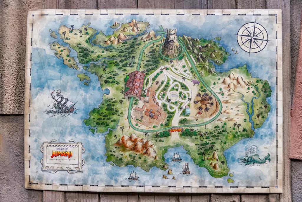 World of Jumanji A map of the World of Jumanji