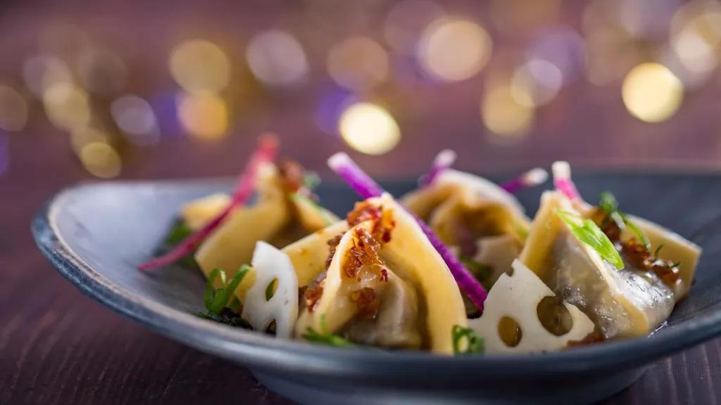 Short Rib Dumplings at California Grill A bowl of dumplings