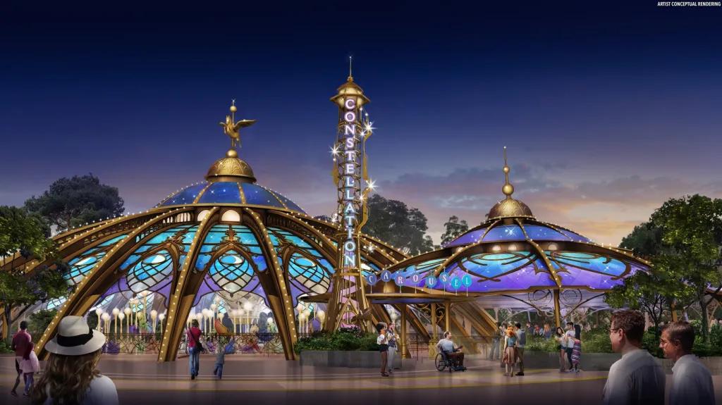 Constellation Carousel Concept art of a constellation inspired carousel