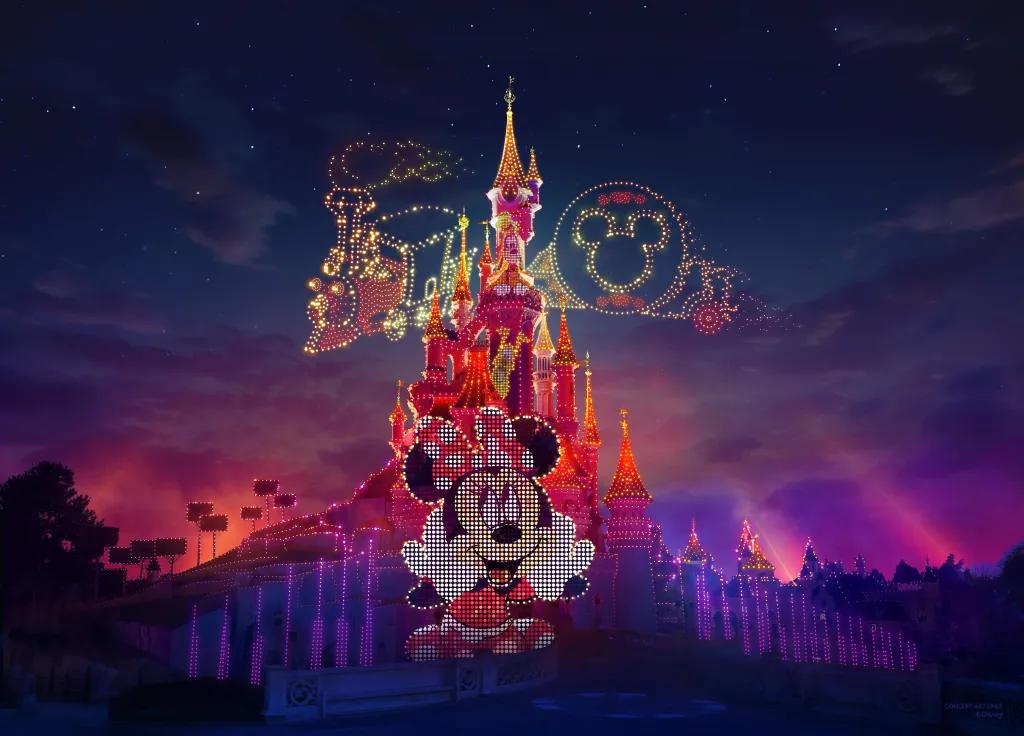 Disney Symphony of Colours Artist Illustrations of Disney Symphony of Colours at Disneyland Paris