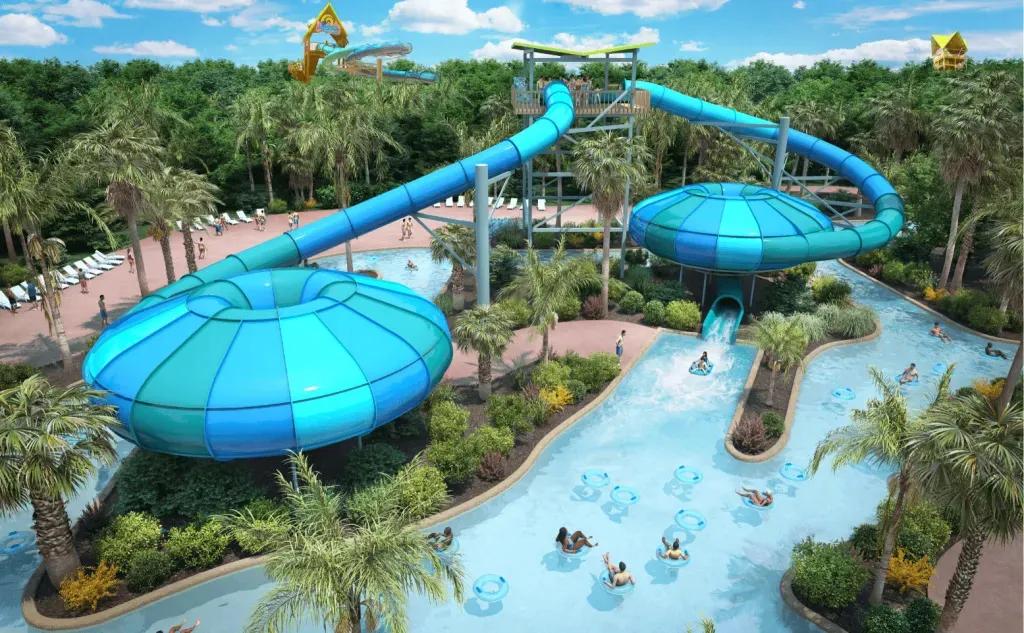 Tassie's Underwater Twist Wasserrutsche in Aquatica Orlando Tassie's Underwater Twist Wasserrutsche in Aquatica Orlando