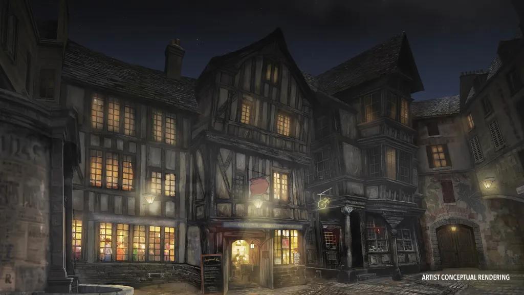 Le Goblet Noir Concept art of a dark 1920s tavern